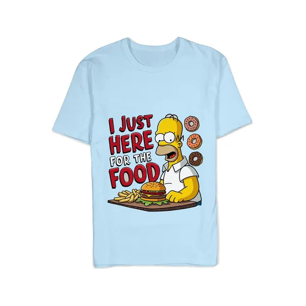 TrendzyKart_100%_Cotton_Simpsons_Cartoon_Printed_Crew_Neck_T-Shirt__-_Baby_Blue