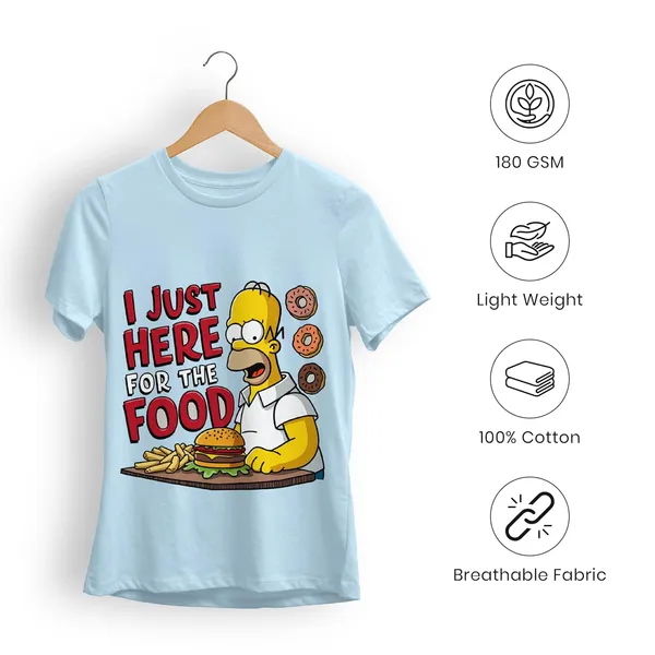 TrendzyKart_100%_Cotton_Simpsons_Cartoon_Printed_Crew_Neck_T-Shirt__-_Baby_Blue