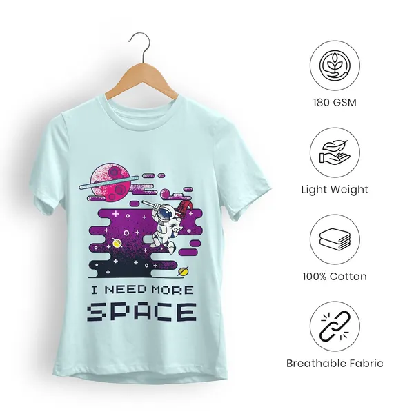 TrendzyKart_100%_Cotton_Space_Design_Printed_Crew_Neck_T-Shirt__-_Mint