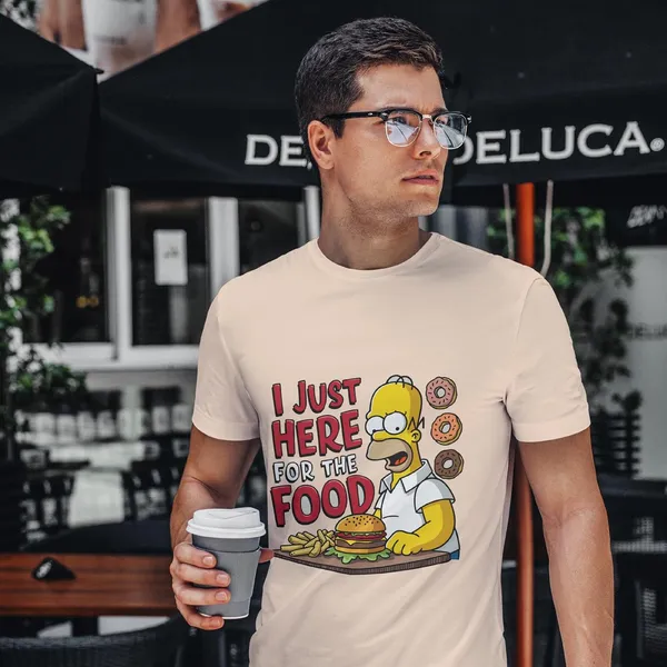TrendzyKart_100%_Cotton_Simpsons_Cartoon_Printed_Crew_Neck_T-Shirt__-_Peach