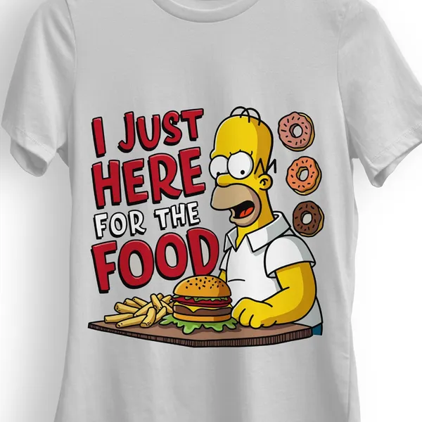 TrendzyKart_100%_Cotton_Simpsons_Cartoon_Printed_Crew_Neck_T-Shirt__-_Grey_Melange