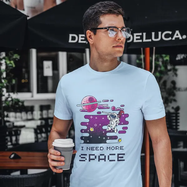 TrendzyKart_100%_Cotton_Space_Design_Printed_Crew_Neck_T-Shirt__-_Baby_Blue