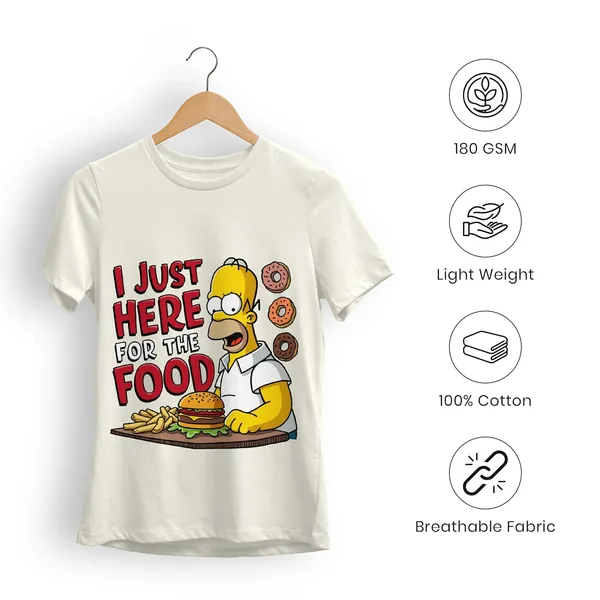 TrendzyKart_100%_Cotton_Simpsons_Cartoon_Printed_Crew_Neck_T-Shirt__-_Off-White