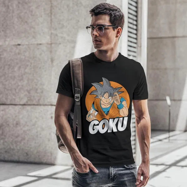 TrendzyKart_100%_Cotton_Goku_Anime_Graphic_Printed_Crew_Neck_T-Shirt__-_Black