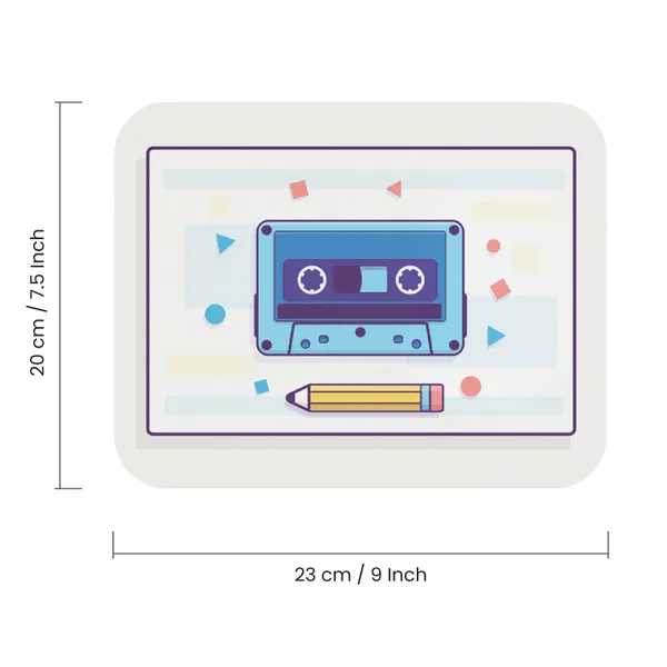 Multicolor_Square_Printed_Mouse_Pad_Retro_Cassette_Tape_Design_Smooth_Cloth_Surface_Anti_Slip_Rubber_Base_Ergonomic_Mouse_Mat_For_Laptop_Pc_Office_&_Gaming