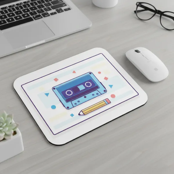 Multicolor_Square_Printed_Mouse_Pad_Retro_Cassette_Tape_Design_Smooth_Cloth_Surface_Anti_Slip_Rubber_Base_Ergonomic_Mouse_Mat_For_Laptop_Pc_Office_&_Gaming