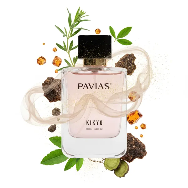 PAVIAS_Kikyo_Eau_de_Parfum_100ml_Unisex_Perfume_for_Men_&_Women_|_Herbal,_Resinous_&_Woody_Fragrance_|_Long-Lasting_Designer_Scent_|_EDP_|_Made_in_India