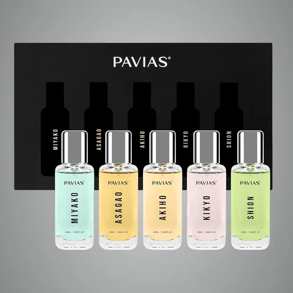 PAVIAS_Essence_Perfume_Gift_Set_Pack_of_5_Premium_Long-Lasting_Eau_de_Parfums_|_Unisex_Fragrances_for_Men_&_Women_|_Travel-Friendly_Scent_Combo_|_Ideal_for_Gifting_(5_x_20ml)