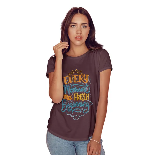 Trendzy_Kart_Motivational_Quote_Printed_Women�s_T-Shirt_|_100%_Cotton_Crew_Neck_Half_Sleeve_Graphic_Tee_for_Women_|_Casual_Inspirational_Top_(in,_Alpha,_3XL,_Plus,_Maroon)