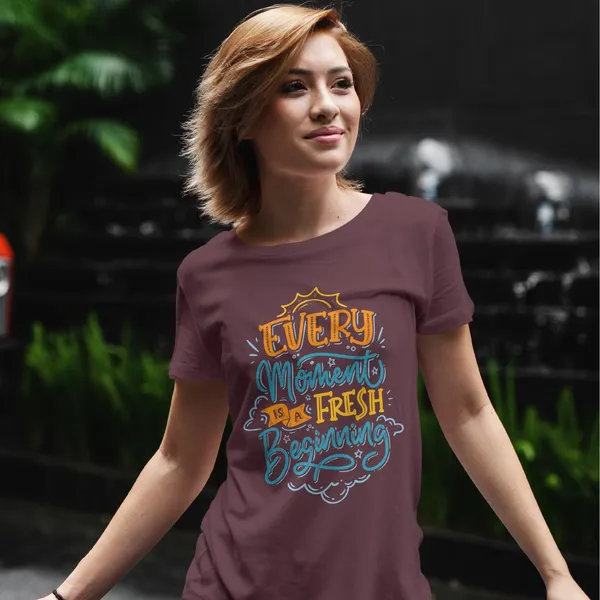 Trendzy_Kart_Motivational_Quote_Printed_Women�s_T-Shirt_|_100%_Cotton_Crew_Neck_Half_Sleeve_Graphic_Tee_for_Women_|_Casual_Inspirational_Top_(in,_Alpha,_3XL,_Plus,_Maroon)