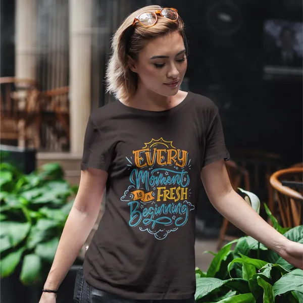 Trendzy_Kart_Motivational_Quote_Printed_Women�s_T-Shirt_|_100%_Cotton_Crew_Neck_Half_Sleeve_Graphic_Tee_for_Women_|_Casual_Inspirational_Top_(in,_Alpha,_3XL,_Plus,_Brown)