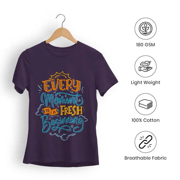 Trendzy_Kart_Motivational_Quote_Printed_Women's_T-Shirt_|_100%_Cotton_Crew_Neck_Half_Sleeve_Graphic_Tee_for_Women_|_Casual_Inspirational_Top_(in,_Alpha,_3XL,_Plus,_Purple)