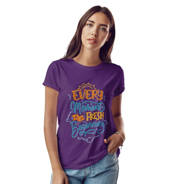 Trendzy_Kart_Motivational_Quote_Printed_Women's_T-Shirt_|_100%_Cotton_Crew_Neck_Half_Sleeve_Graphic_Tee_for_Women_|_Casual_Inspirational_Top_(in,_Alpha,_3XL,_Plus,_Purple)