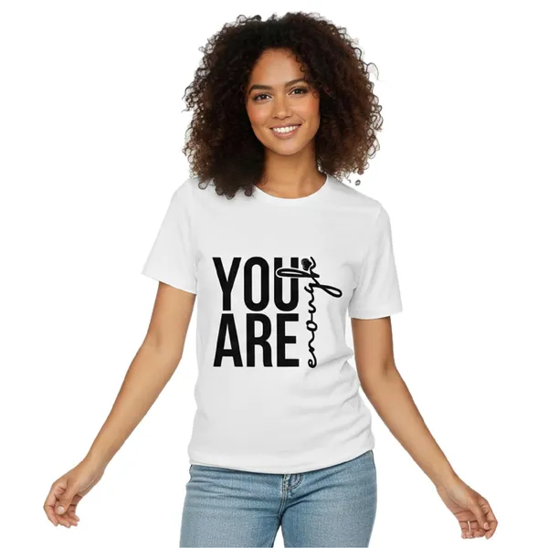 Trendzy_Kart_Womens_You_are_Enough_Graphic_Printed_T-Shirt_|_Cotton_Casual_Tee_|_Round_Neck_Half_Sleeve_|_Regular_Fit_Typography_Design_(in,_Alpha,_3XL,_Regular,_White)