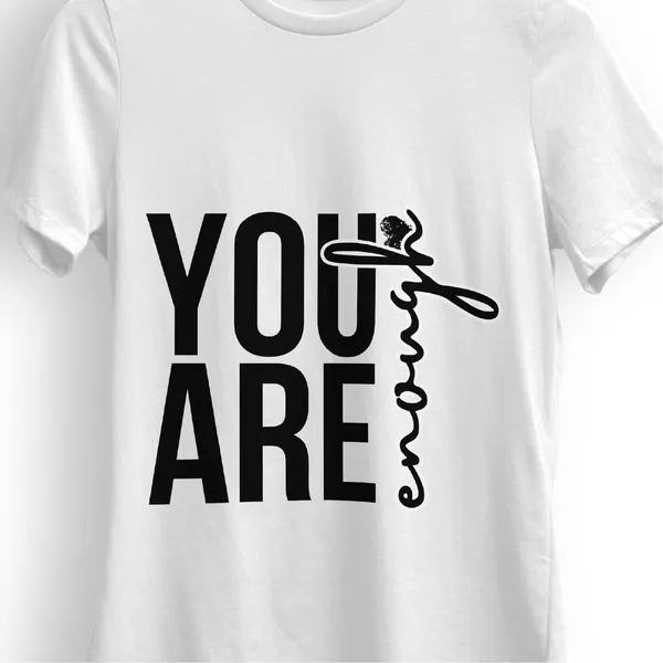 Trendzy_Kart_Womens_You_are_Enough_Graphic_Printed_T-Shirt_|_Cotton_Casual_Tee_|_Round_Neck_Half_Sleeve_|_Regular_Fit_Typography_Design_(in,_Alpha,_3XL,_Regular,_White)