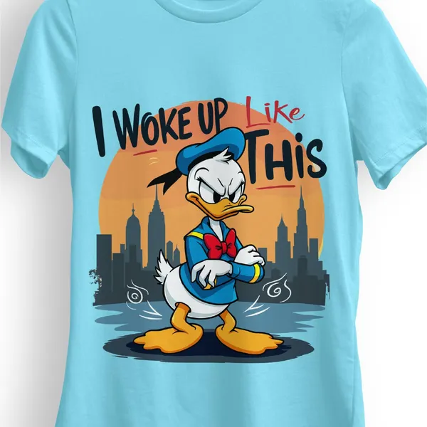 Trendzy_Kart_Donald_Duck_Cartoon_Printed_Women�s_T-Shirt_|_100%_Cotton_Graphic_Tee_for_Women_|_Crew_Neck_Half_Sleeve_Soft_Breathable_Casual_Top_(in,_Alpha,_3XL,_Plus,_Baby_Blue)