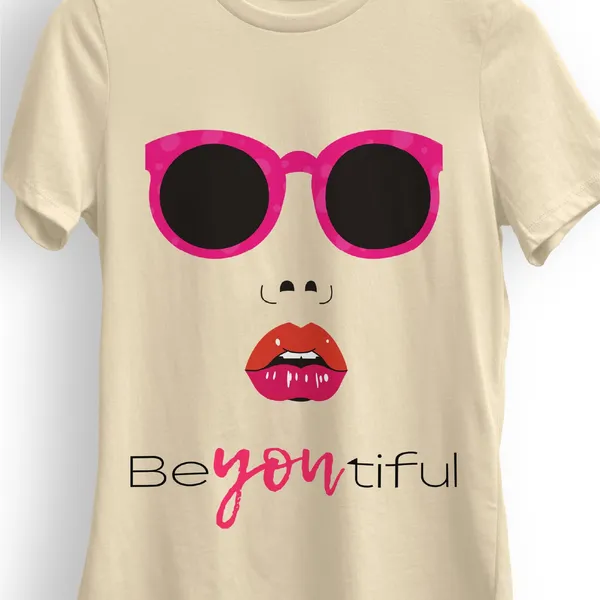 Trendzy_Kart_�Be_Youtiful_Self�_Quote_Women�s_T-Shirt_|_100%_Cotton_Crew_Neck_Half_Sleeve_Graphic_Printed_Tee_|_Soft_Breathable_Regular_Fit_Casual_Top_(in,_Alpha,_3XL,_Plus,_Beige)