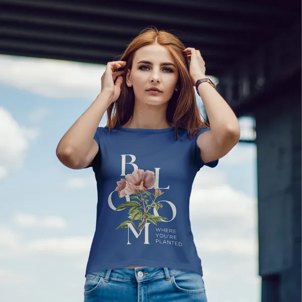 Trendzy_Kart_Floral_Printed_Women's_T-Shirt_|_100%_Cotton_Crew_Neck_Half_Sleeve_Casual_Graphic_Tee_|_Soft_Breathable_Regular_Fit_Top_(in,_Alpha,_3XL,_Plus,_Blue)