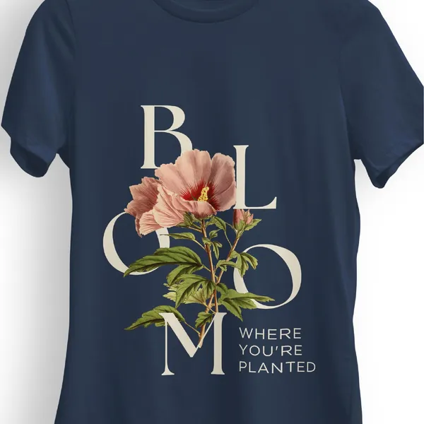 Trendzy_Kart_Floral_Printed_Women's_T-Shirt_|_100%_Cotton_Crew_Neck_Half_Sleeve_Casual_Graphic_Tee_|_Soft_Breathable_Regular_Fit_Top_(in,_Alpha,_3XL,_Plus,_Blue)