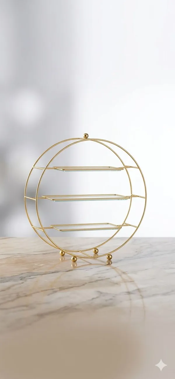 Shubhaura_3_tier_snack_organiser_buffet_server_Gold_&_white_color,_tiered_display_stand_for_desert_,_cake_stand_for_party_snack_serving