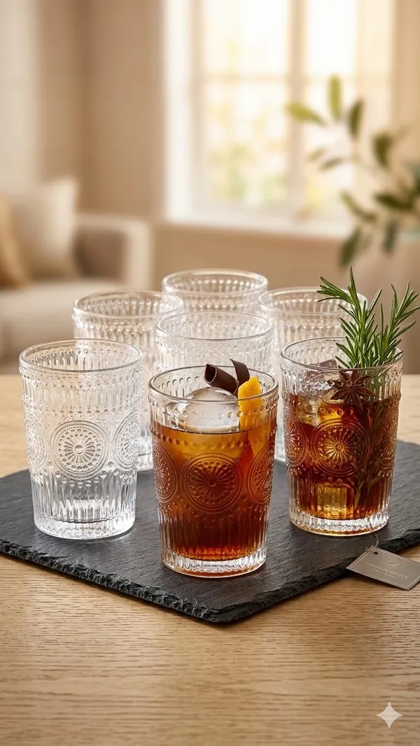 Shubh_Aura_set_of_6_Embossed_Borosilicate_glasses_for_whiskey/juices_or_everyday_use_290ml