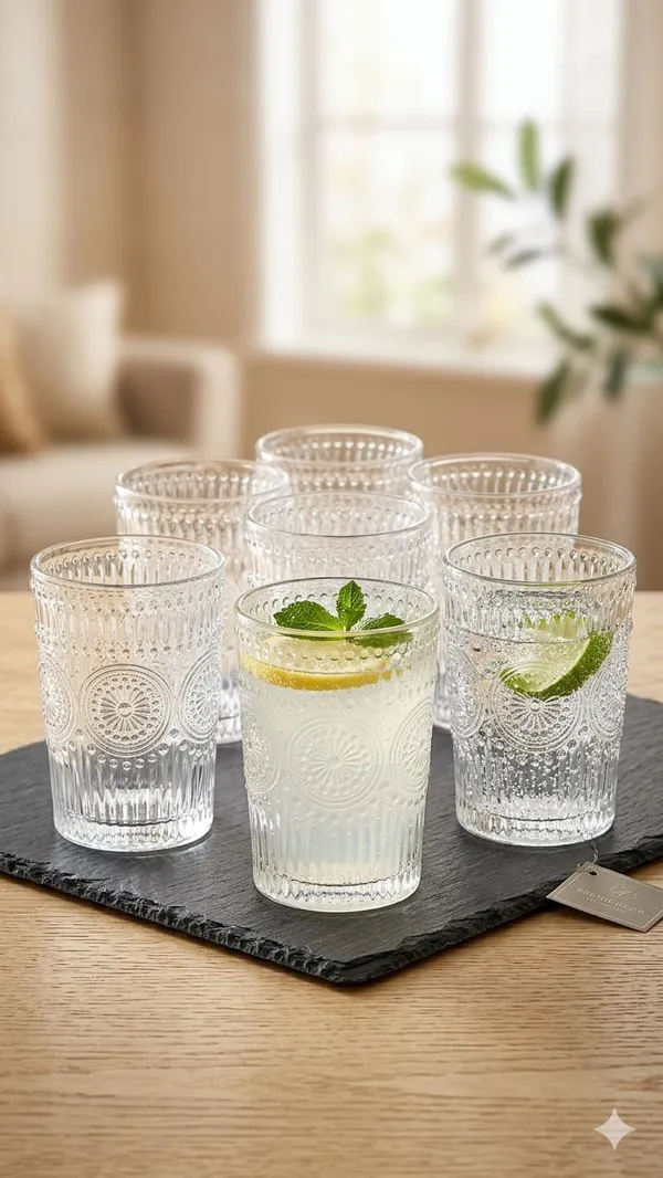 Shubh_Aura_set_of_6_Embossed_Borosilicate_glasses_for_whiskey/juices_or_everyday_use_290ml