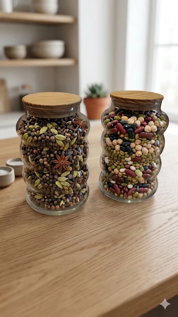 Shubh_Aura_Pack_of_2__500ml_borosilicate_glass_container_with_wooden_lid,__Its_air_tight_lid_keep_all_kitchen_item_fresh,_its_perfect_for_storing_all_kind_of_dry_fruits,_spices,_tea,_snacks,_sugar,_Lentils,,_height_16cm_&_width_10cm