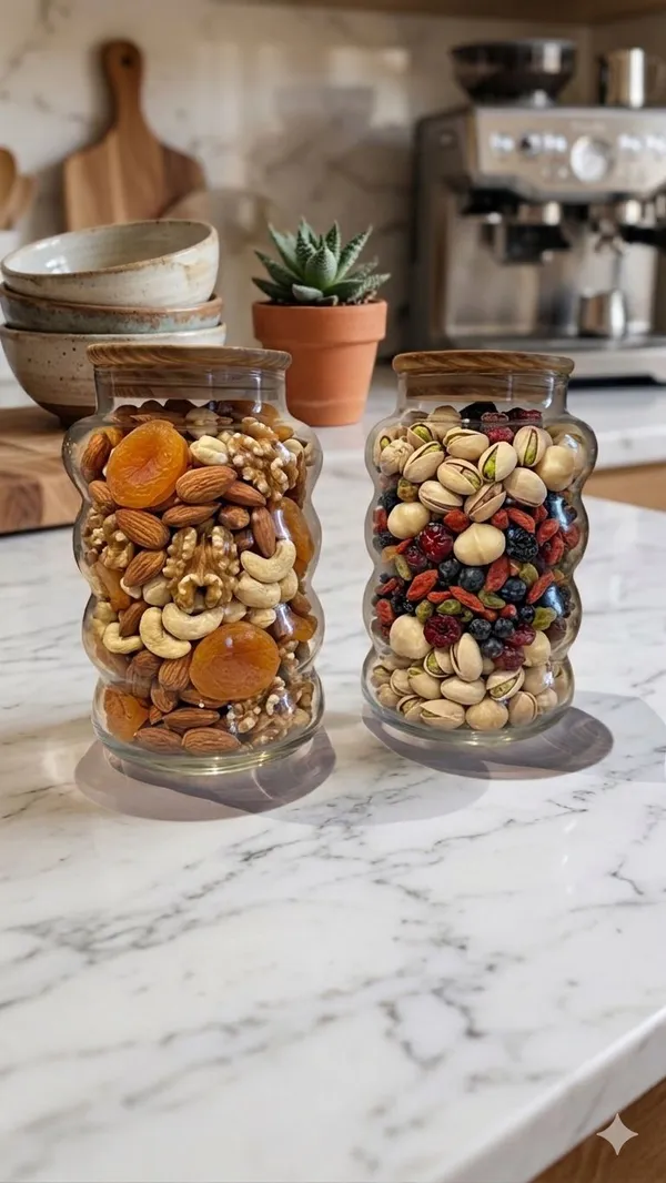Shubh_Aura_Pack_of_2__500ml_borosilicate_glass_container_with_wooden_lid,__Its_air_tight_lid_keep_all_kitchen_item_fresh,_its_perfect_for_storing_all_kind_of_dry_fruits,_spices,_tea,_snacks,_sugar,_Lentils,,_height_16cm_&_width_10cm