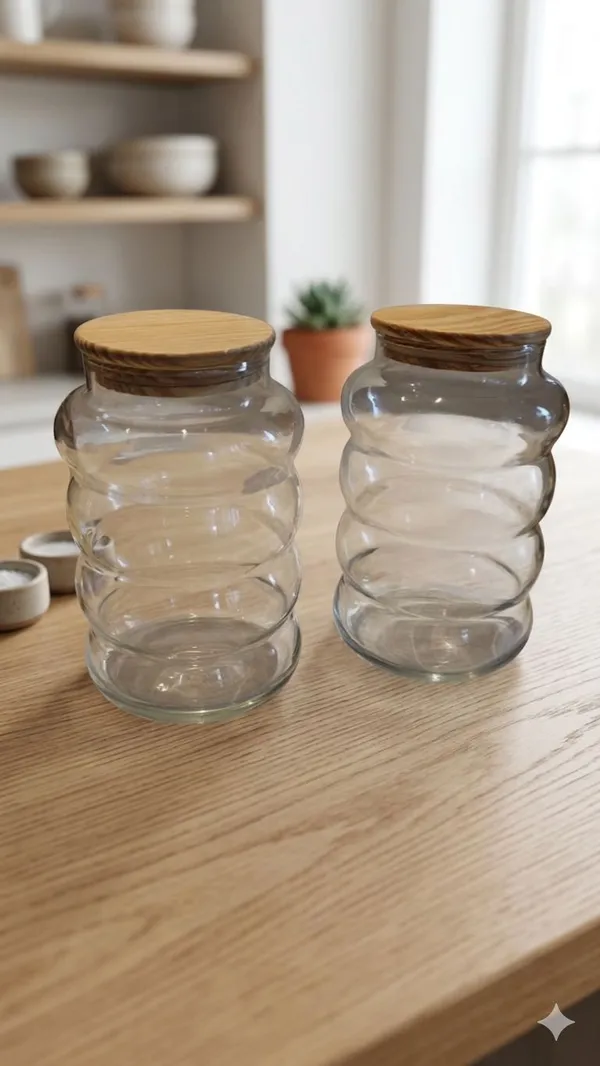 Shubh_Aura_Pack_of_2__500ml_borosilicate_glass_container_with_wooden_lid,__Its_air_tight_lid_keep_all_kitchen_item_fresh,_its_perfect_for_storing_all_kind_of_dry_fruits,_spices,_tea,_snacks,_sugar,_Lentils,,_height_16cm_&_width_10cm