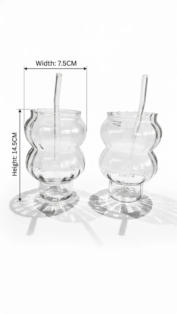 Shubh_Aura_set_of_4_wave_design_glass_Tumbler_with_glass_Straw_for_coffee,_ice_tea,_milk_shakes_and_mocktails_550ml