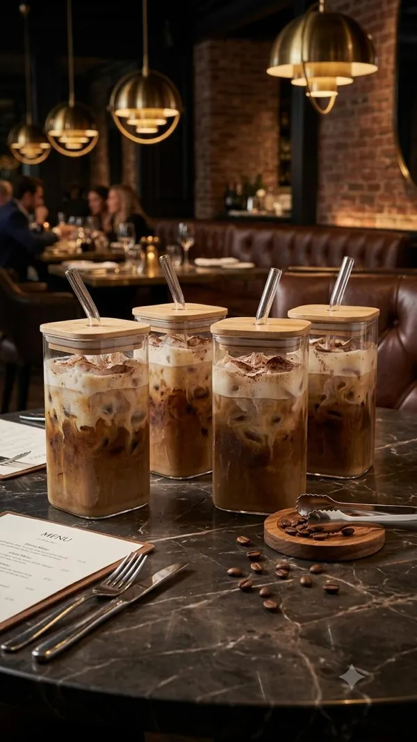 Shubh_Aura_Square_Shape_tumbler_with_wooden_lid_&_glass_straw_set_of_4__450ml_each,_size_12.5cm_height_and_6cm_width