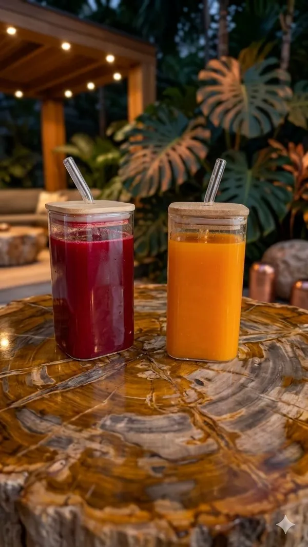 Shubh_Aura_Square_Shape_tumbler_with_wooden_lid_&_glass_straw_set_of_4__450ml_each,_size_12.5cm_height_and_6cm_width