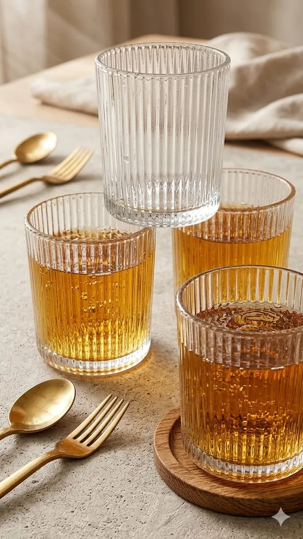 Shubhaura_premium_borosilicate_Glass_fluted_ribbed_design_Pitcher_1500ml_with_6_set_of_glasses_200ml