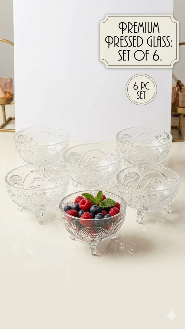 Shubh_aura_set_of_6_premium_and_Embossed_glass_bowl_size_220ml,_perfect_for_snack_serving