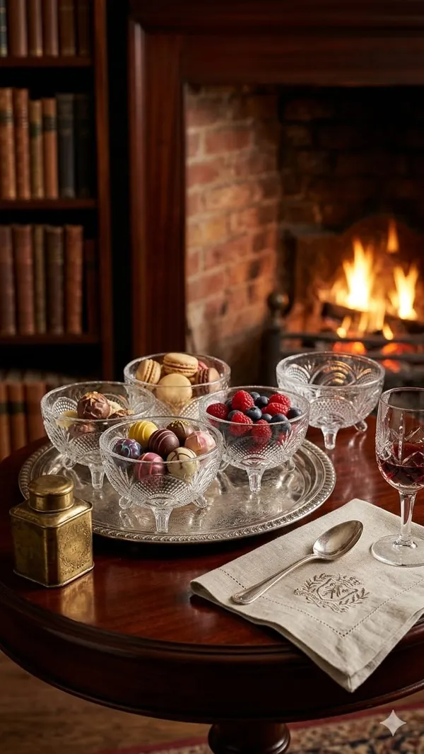 Shubh_aura_set_of_6_premium_and_Embossed_glass_bowl_size_220ml,_perfect_for_snack_serving