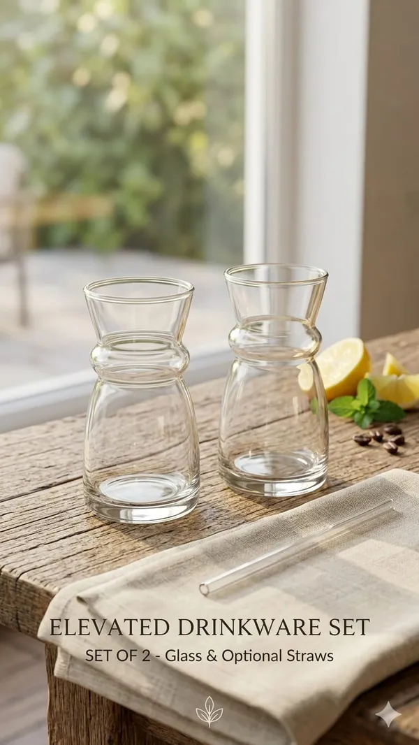 Shubh_Aura_4_Pack_Japanese_style_Glass_Tumbler_with_glass_Straw_for_coffee,_ice_tea,_milk_shakes_and_mocktails_300ml