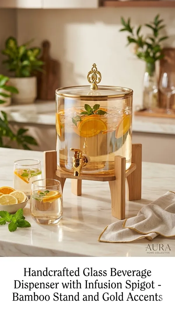 Shubh_Aura_borosilicate_Glass_Beverage_dispenser_perfectly_sized_for_everything_from_fresh_juices,_fruit_punches,_sparkling_mocktails,_infused_water_for_every_day_use._Size_3000ml,_Total_width_23cm_&_height_31cm