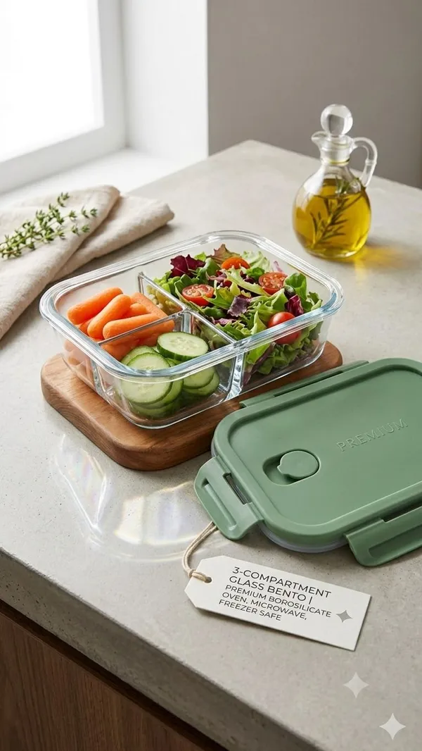 Shubhaura_pack_of_1,_borosilicate_heavy_glass,_lunch_box_with_3_compartment,_big_capacity_1000ml,_microwave_safe,_air_tight,_leak_proof