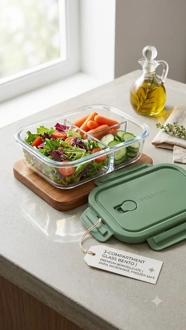 Shubhaura_pack_of_1,_borosilicate_heavy_glass,_lunch_box_with_3_compartment,_big_capacity_1000ml,_microwave_safe,_air_tight,_leak_proof