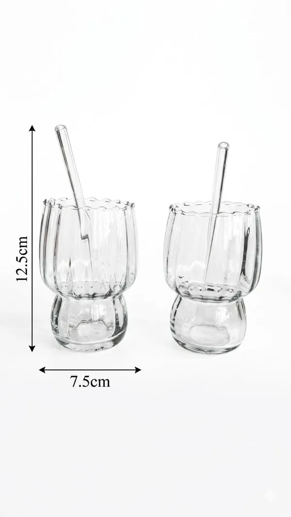 Shubh_Aura_4_Pack_Japanese_style_Glass_Tumbler_with_glass_Straw_for_coffee,_ice_tea,_milk_shakes_and_mocktails_500ml