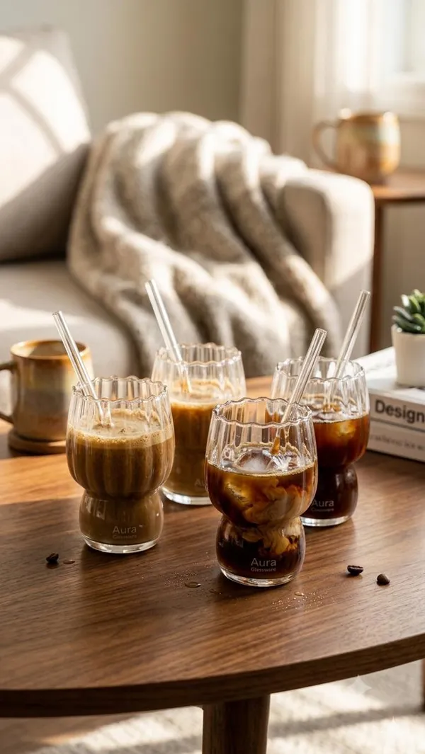 Shubh_Aura_4_Pack_Japanese_style_Glass_Tumbler_with_glass_Straw_for_coffee,_ice_tea,_milk_shakes_and_mocktails_500ml