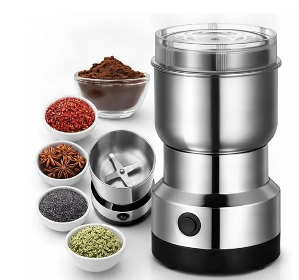 Electric_Coffee_&_Spice_Grinder_300W,_Stainless_Steel_Mini_Mixer_Grinder_for_Dry_Masala,_Coffee_Beans,_Nuts,_Seeds_&_Herbs,_Multipurpose_Portable_Kitchen_Grinder,_Silver