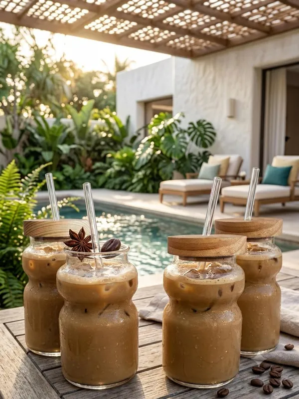 Shubh_Aura_4_Pack_Japanese_style_Glass_Tumbler_with_Wooden_Lid_and_Straw_for_coffee,_ice_tea,_milk_shakes_and_mocktails_500ml