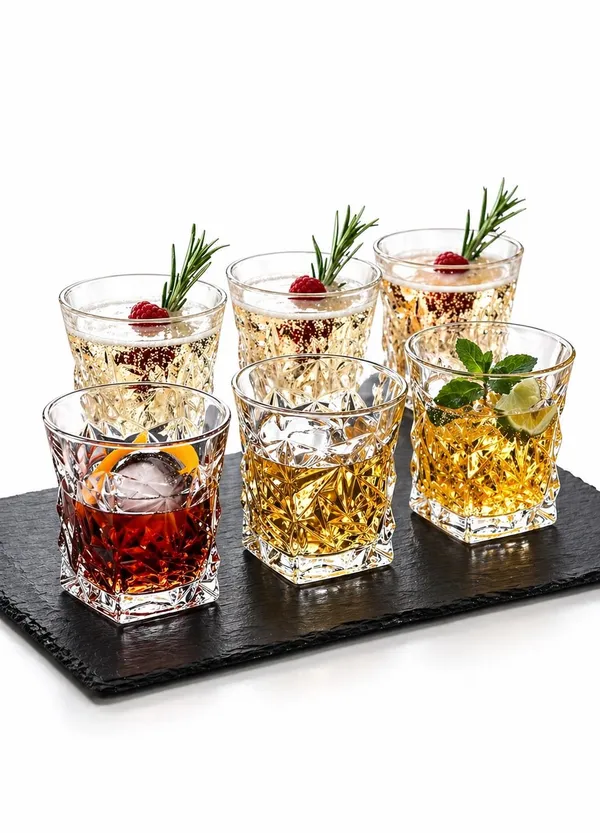 Shubh_Aura_set_of_6_premium_crystal_handmade_heavy_weight_Whisky_or_mocktail_glasses_for_home_and_Restaurants_300ml
