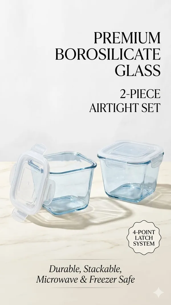 Shubhaura_set_of_2,_borosilicate_heavy_glass,_lunch_box,_size_800ml,_microwave_safe,_air_tight,_leak_proof,_perfect_to_carry_fruits,_S,alad_in_office._Width_&_height_13cmx13cm