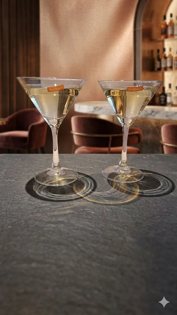 Shubh_Aura_set_of_6_premium_crystal_handmade_wine_glasses,_hold_240ml._Perfect_for_serving_mocktails,_Daiquiris_and_Margaritas._Perfect_for_your_bar_cart_and_dining_setup,_height_16cm_and_width_10.5cm