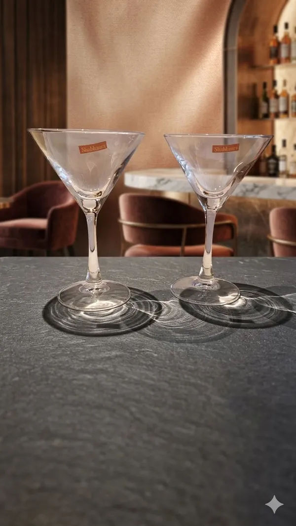 Shubh_Aura_set_of_6_premium_crystal_handmade_wine_glasses,_hold_240ml._Perfect_for_serving_mocktails,_Daiquiris_and_Margaritas._Perfect_for_your_bar_cart_and_dining_setup,_height_16cm_and_width_10.5cm