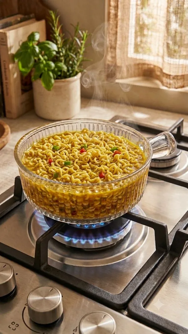 Shubh_Aura_set_of_2_premium_classic_Ribbed_glass_Breakfast_bowl_with_handle_size_900ml_to_serve_noodle,_Maggi,_Pasta,_Speghetti,_width_16cm_&_height__6.5cm