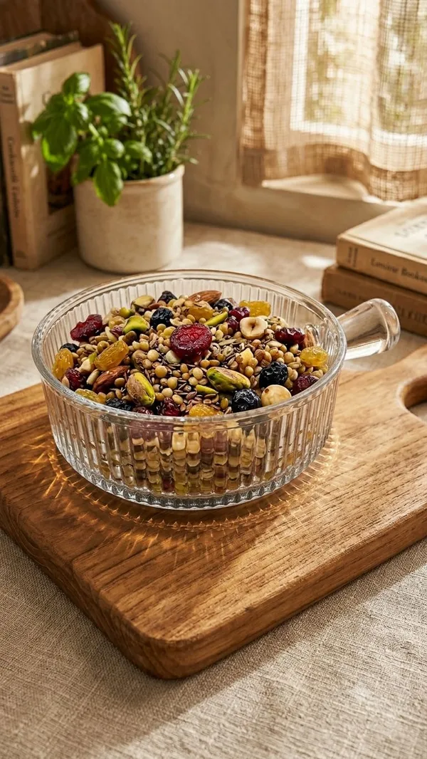 Shubh_Aura_set_of_2_premium_classic_Ribbed_glass_Breakfast_bowl_with_handle_size_900ml_to_serve_noodle,_Maggi,_Pasta,_Speghetti,_width_16cm_&_height__6.5cm