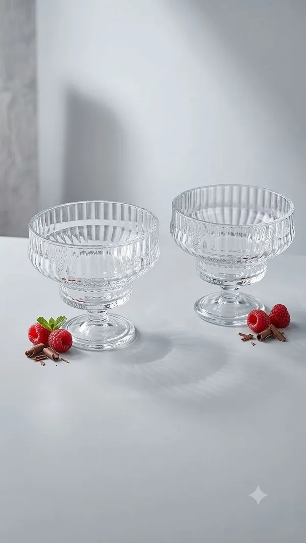 Shubh_Aura_set_of_6_premium_crystal_ribbed_glasses_to_serve_deserts,_parfaits,_mousse_or_fruit_custerd,_perfect_for_home_gathering_&_restaurant_servings_size___or_mocktail_glasses_for_home_and_Restaurants_230ml,_width_12cm_&_height_11cm